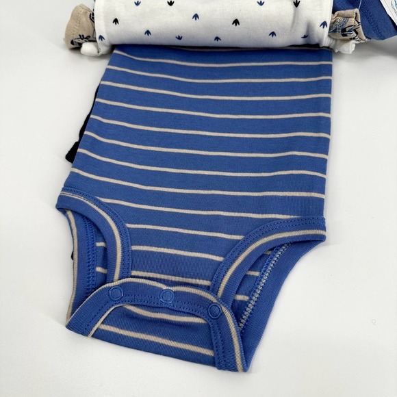 CARTER'S Set of 5 Animal Onesie Bodysuits 3 Months NEW - Picture 6 of 7